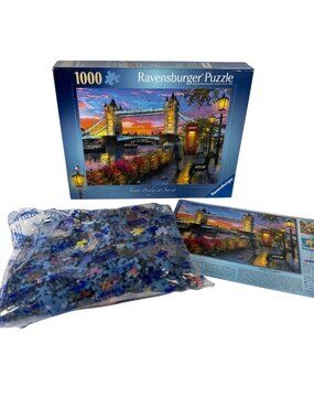 Ravensburger Tower Bridge At Sunset Puzzle 1000 Pieces Premium London Unused